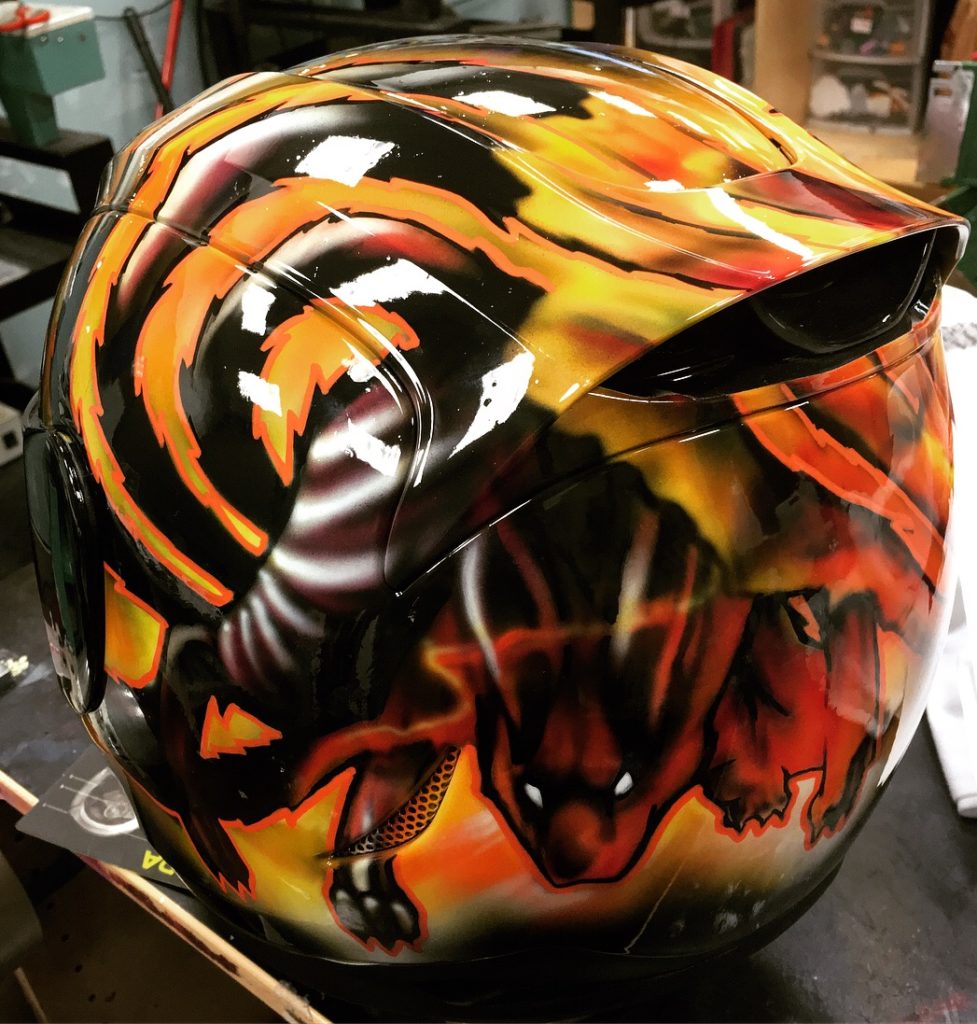 Motorcycle Helmet - ZachSicardArt.com